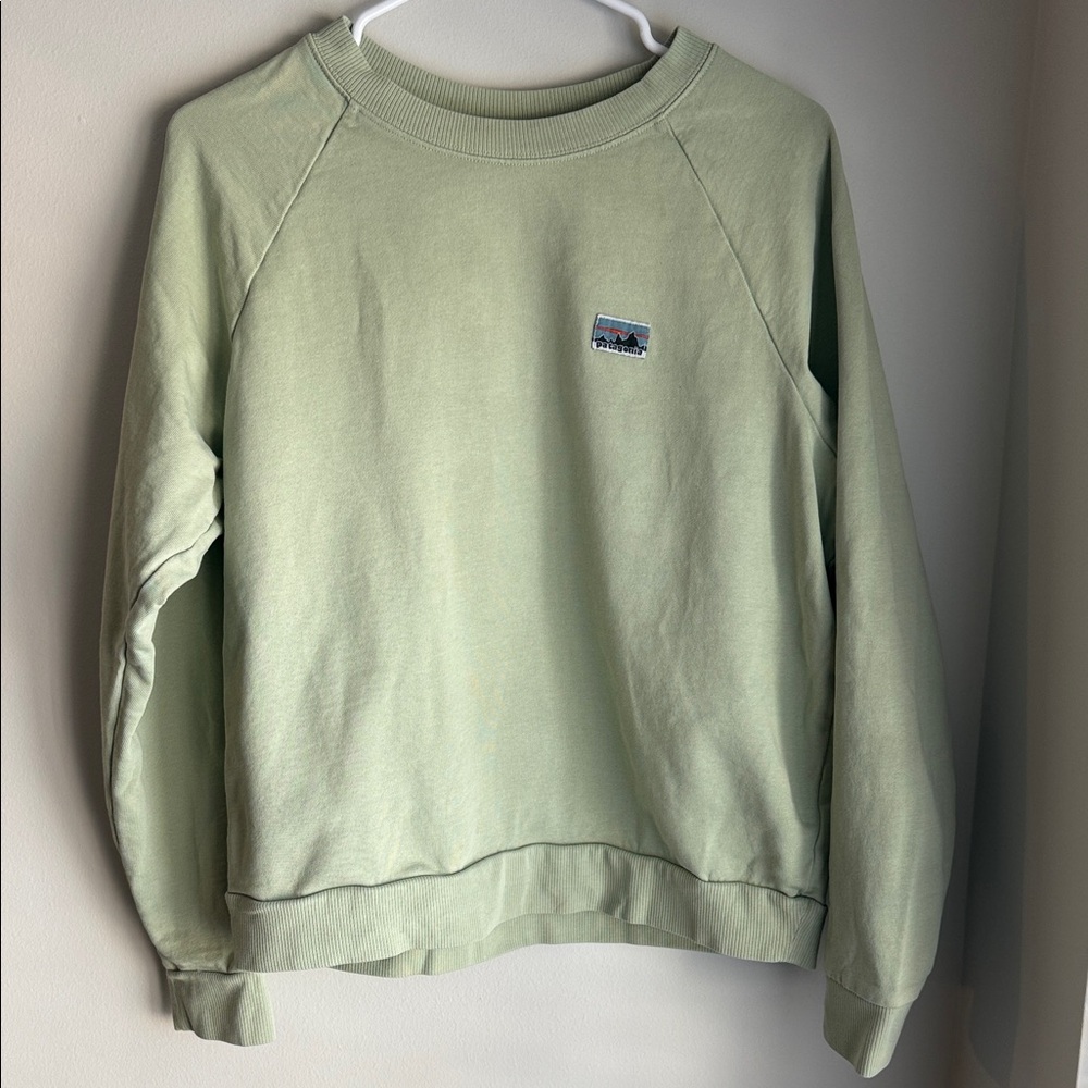 Patagonia Light Green Crewneck Sweater